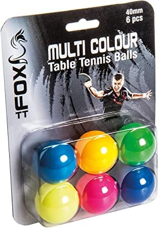 Fox Coloured Table Tennis Balls